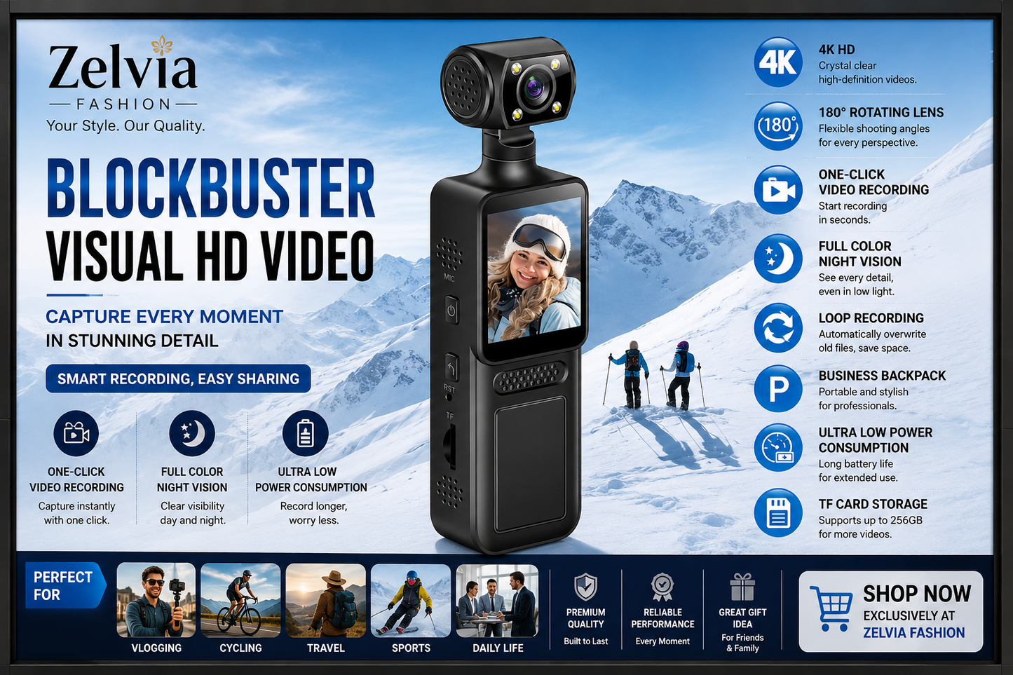 Smart 3-Axis Handheld Gimbal Stabilizer for Smartphones