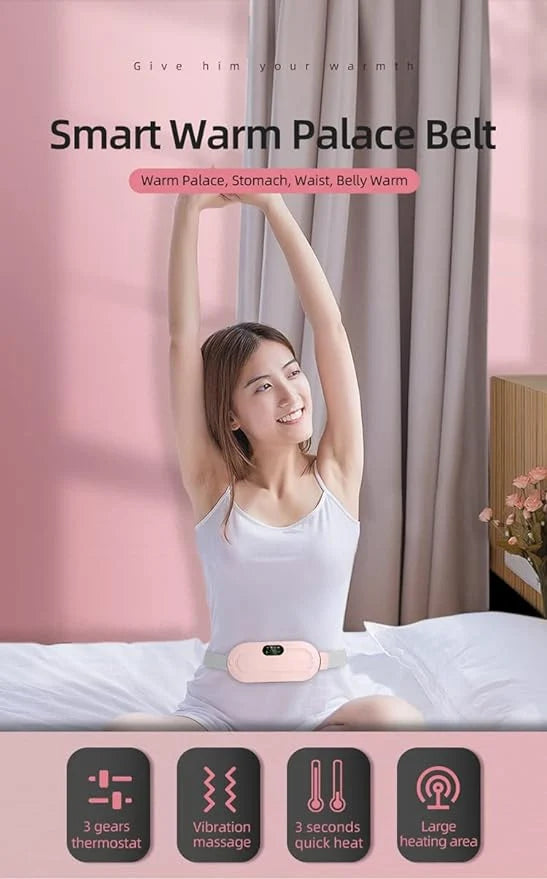 **Rechargeable Period Heating & Massage Belt**