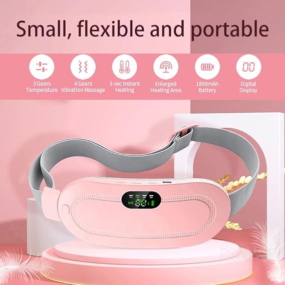 **Rechargeable Period Heating & Massage Belt**